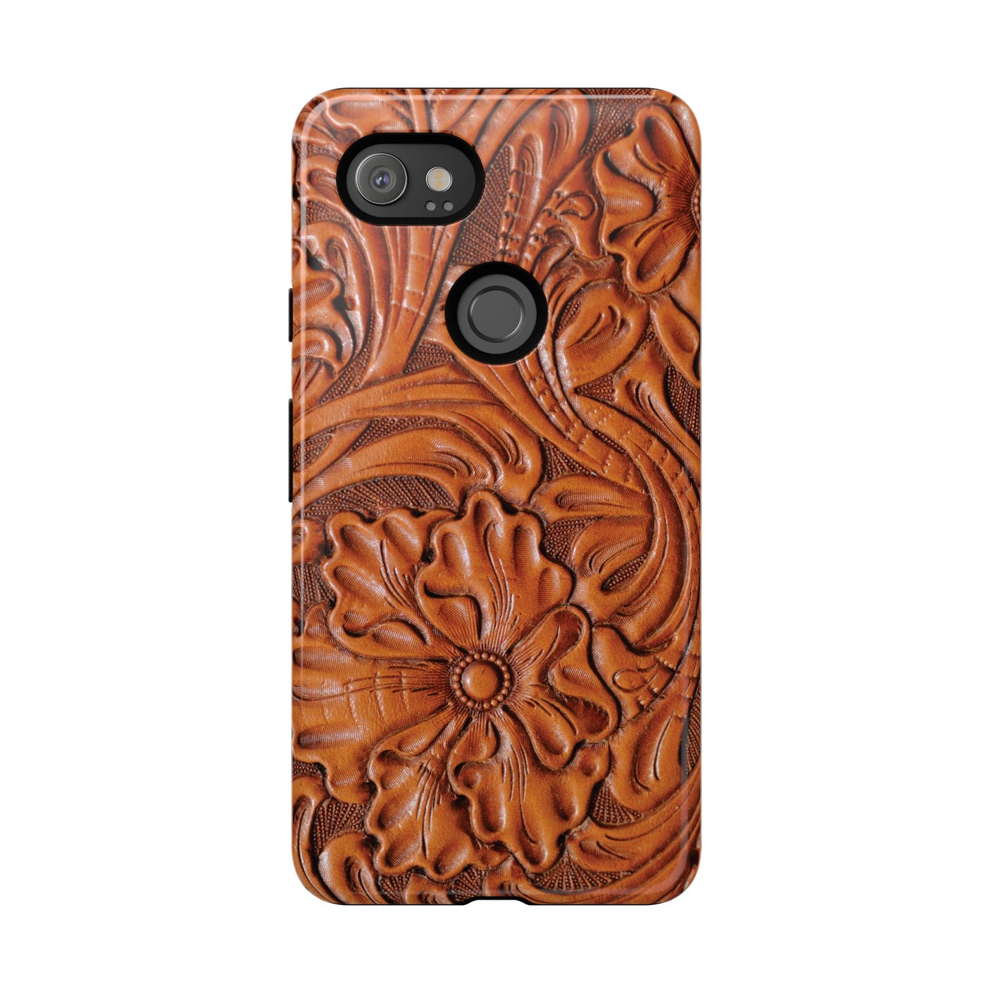 Western Phone Case | Wooden Flower Cover for iPhone, Samsung Galaxy & Google Pixel