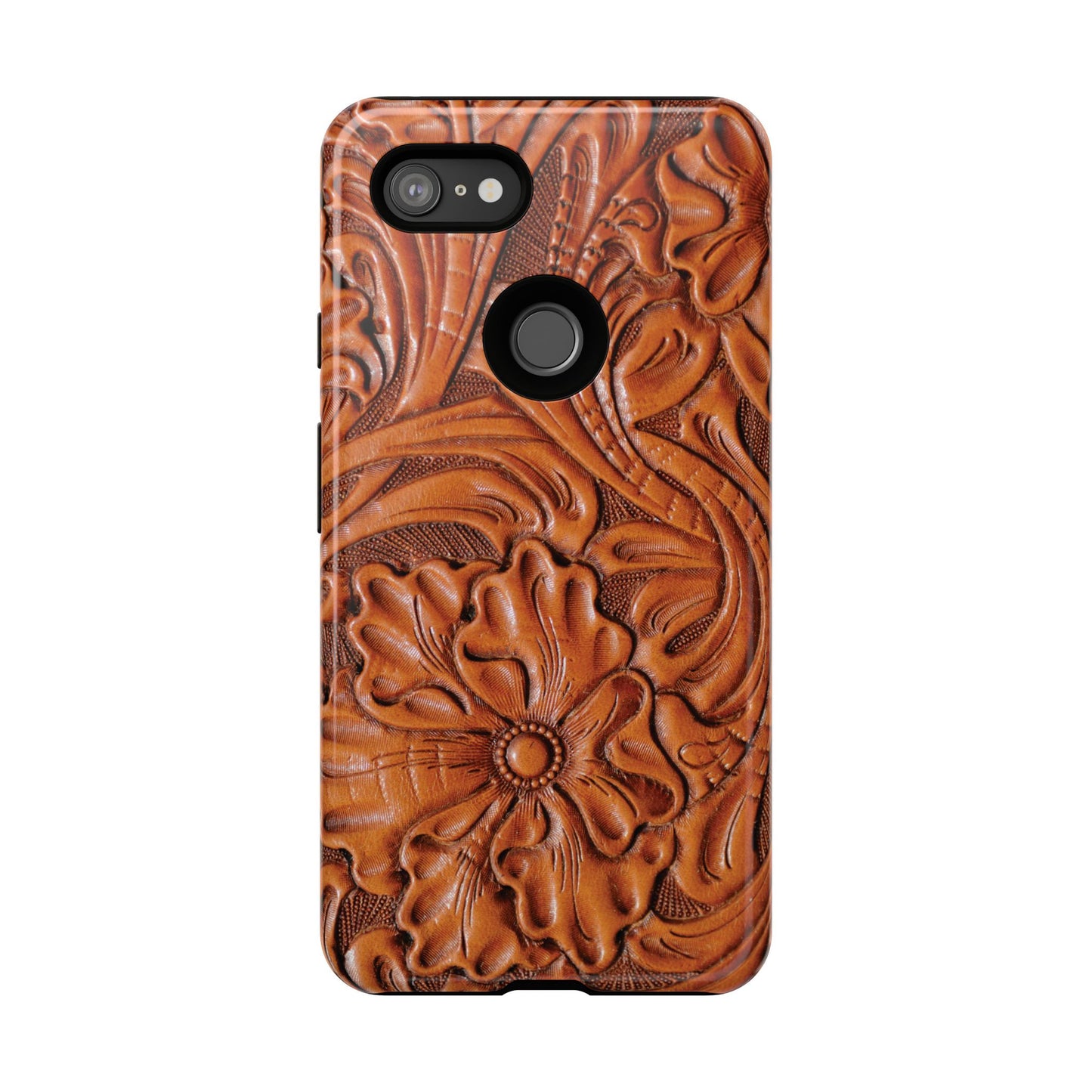 Western Phone Case | Wooden Flower Cover for iPhone, Samsung Galaxy & Google Pixel