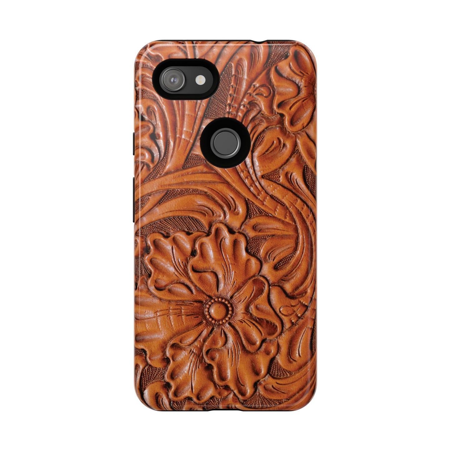 Western Phone Case | Wooden Flower Cover for iPhone, Samsung Galaxy & Google Pixel