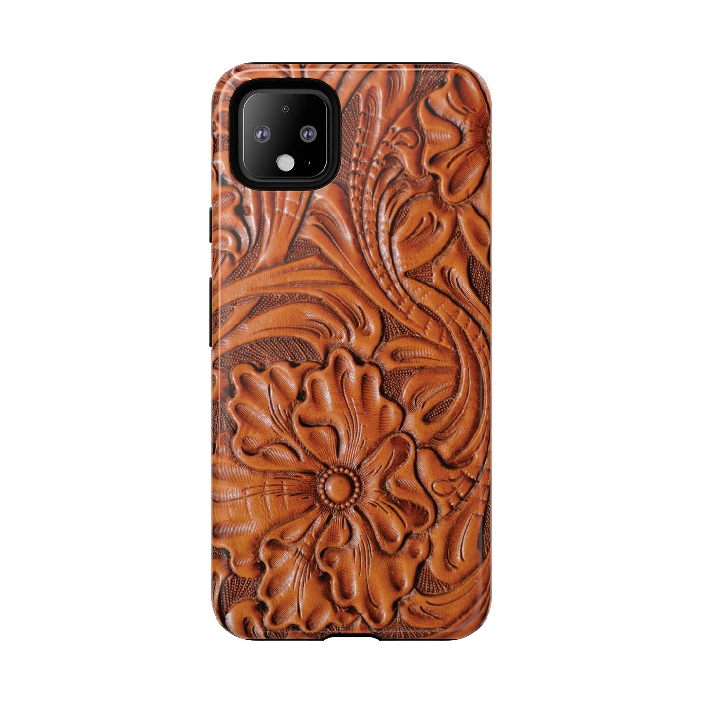 Western Phone Case | Wooden Flower Cover for iPhone, Samsung Galaxy & Google Pixel