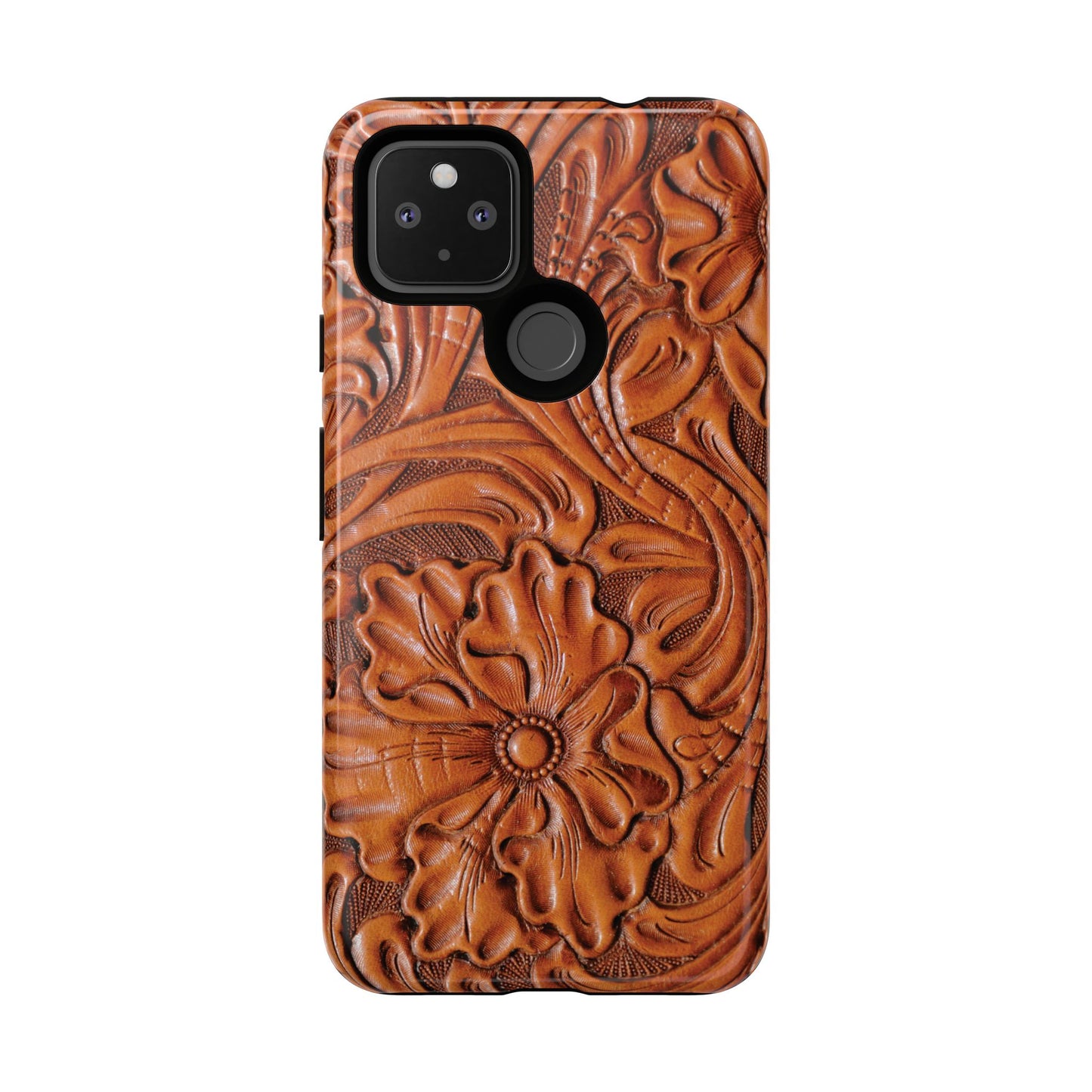 Western Phone Case | Wooden Flower Cover for iPhone, Samsung Galaxy & Google Pixel