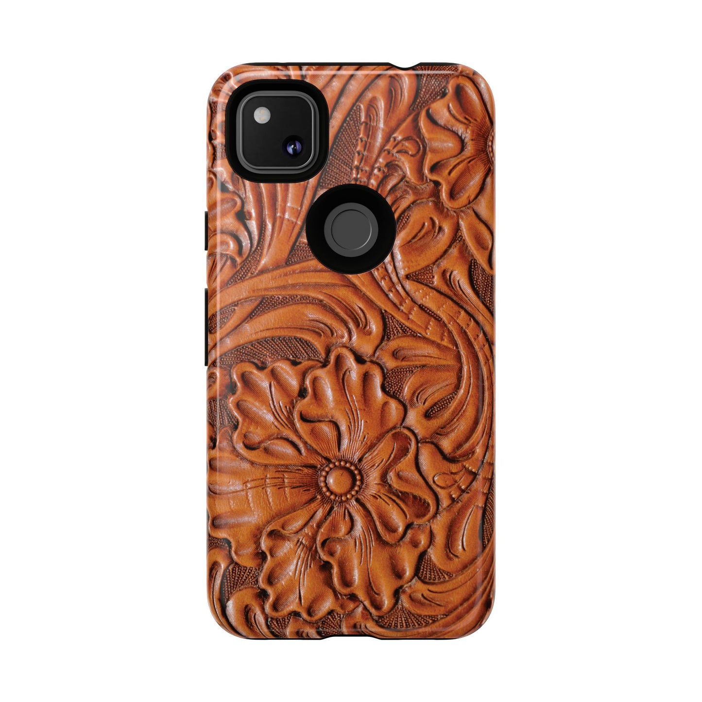 Western Phone Case | Wooden Flower Cover for iPhone, Samsung Galaxy & Google Pixel