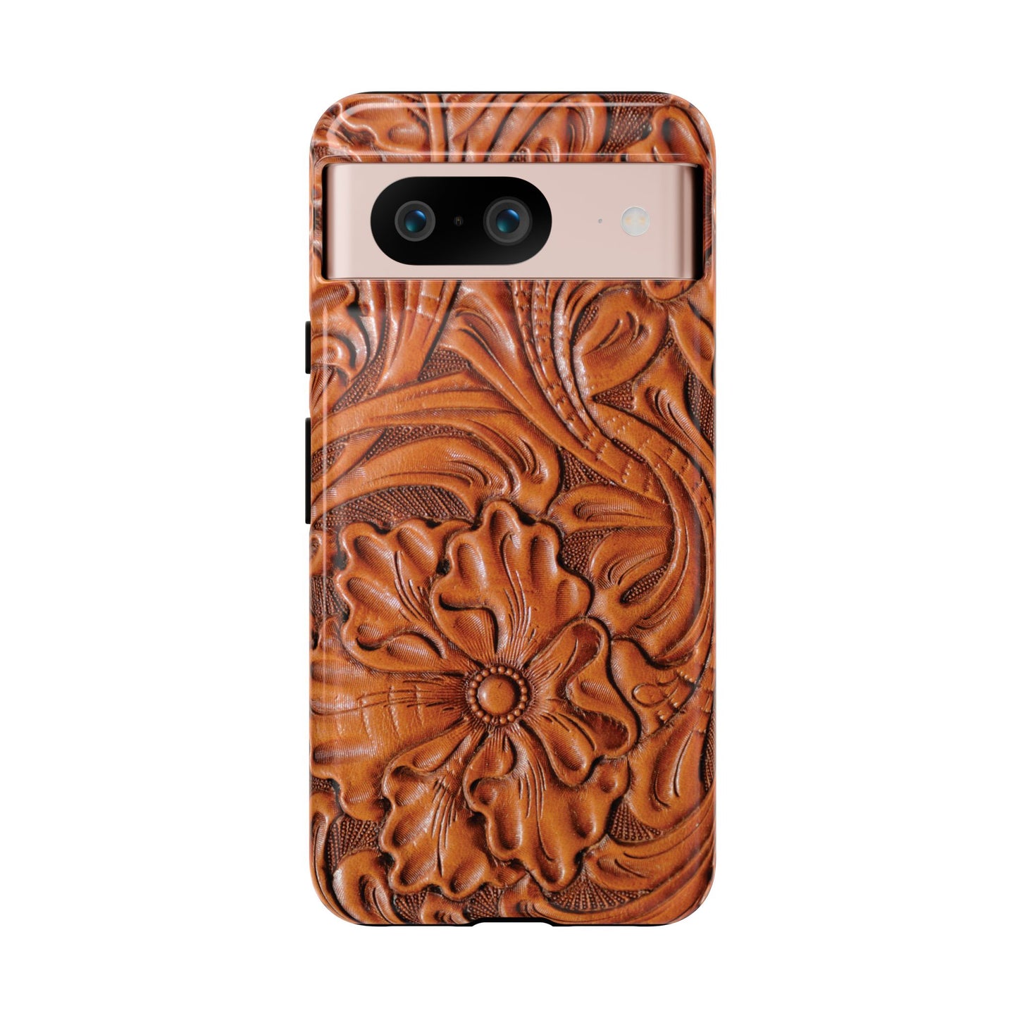 Western Phone Case | Wooden Flower Cover for iPhone, Samsung Galaxy & Google Pixel