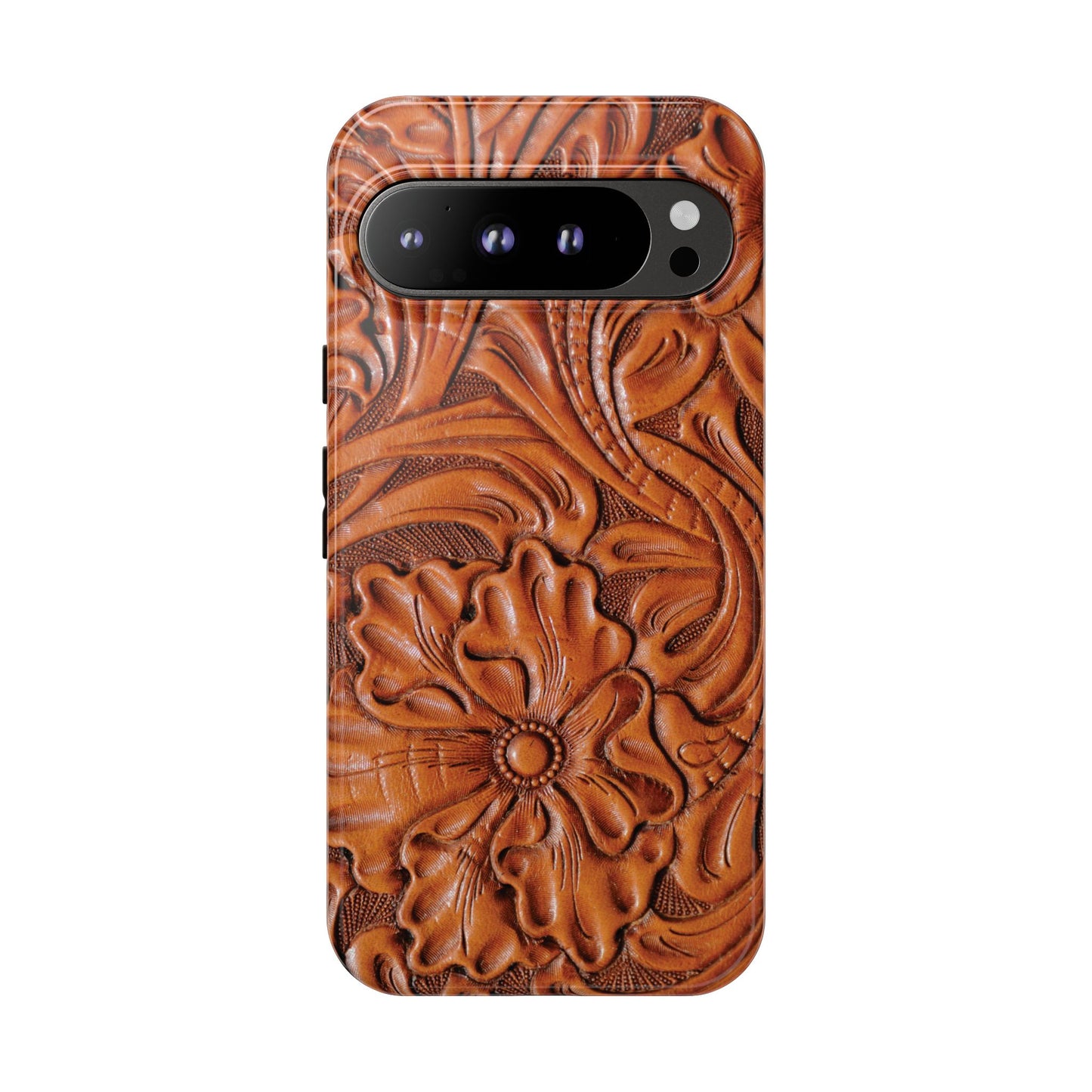 Western Phone Case | Wooden Flower Cover for iPhone, Samsung Galaxy & Google Pixel