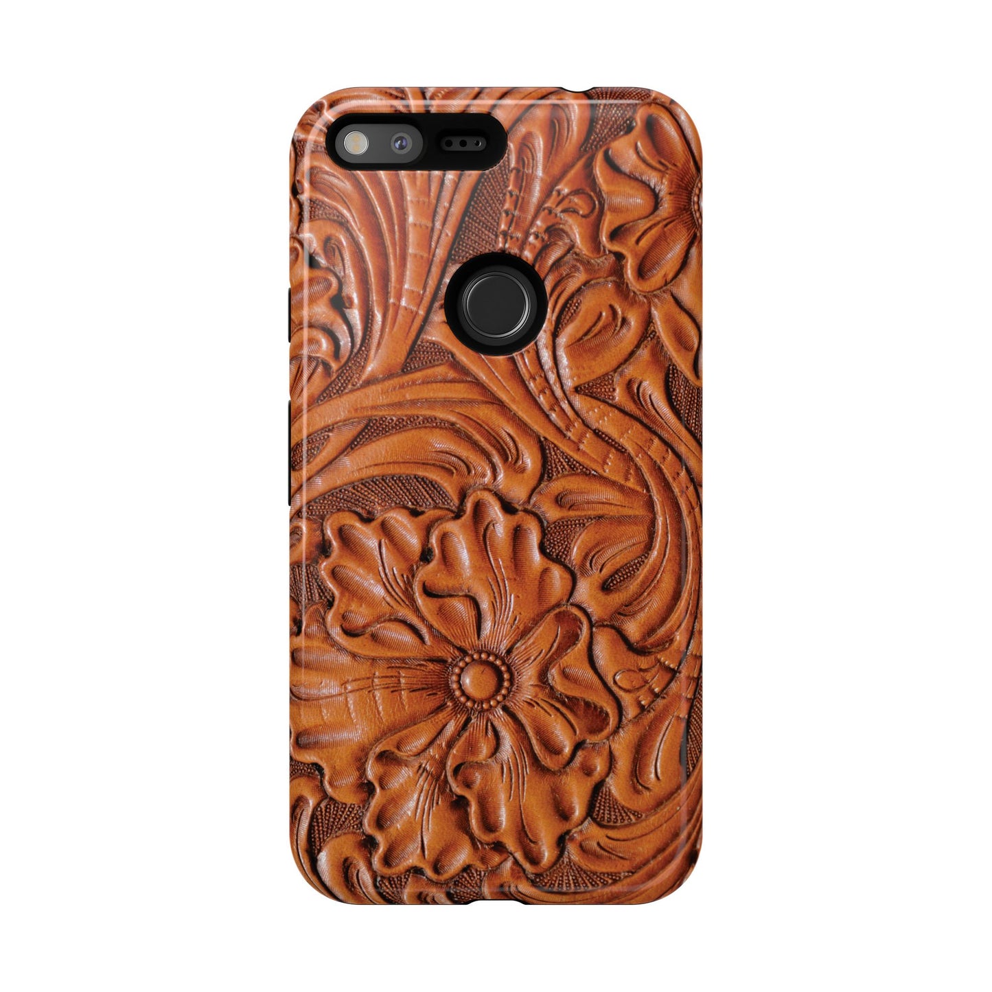 Western Phone Case | Wooden Flower Cover for iPhone, Samsung Galaxy & Google Pixel