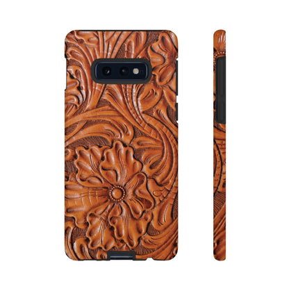 Western Phone Case | Wooden Flower Cover for iPhone, Samsung Galaxy & Google Pixel