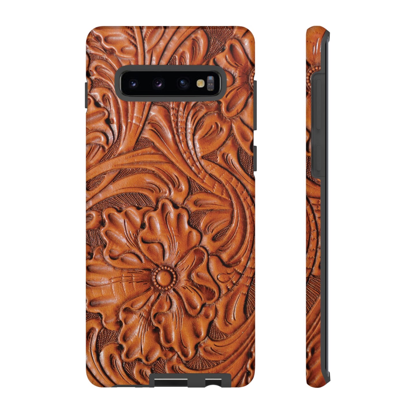 Western Phone Case | Wooden Flower Cover for iPhone, Samsung Galaxy & Google Pixel