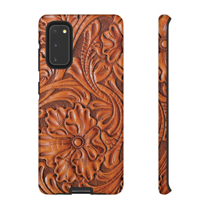 Western Phone Case | Wooden Flower Cover for iPhone, Samsung Galaxy & Google Pixel