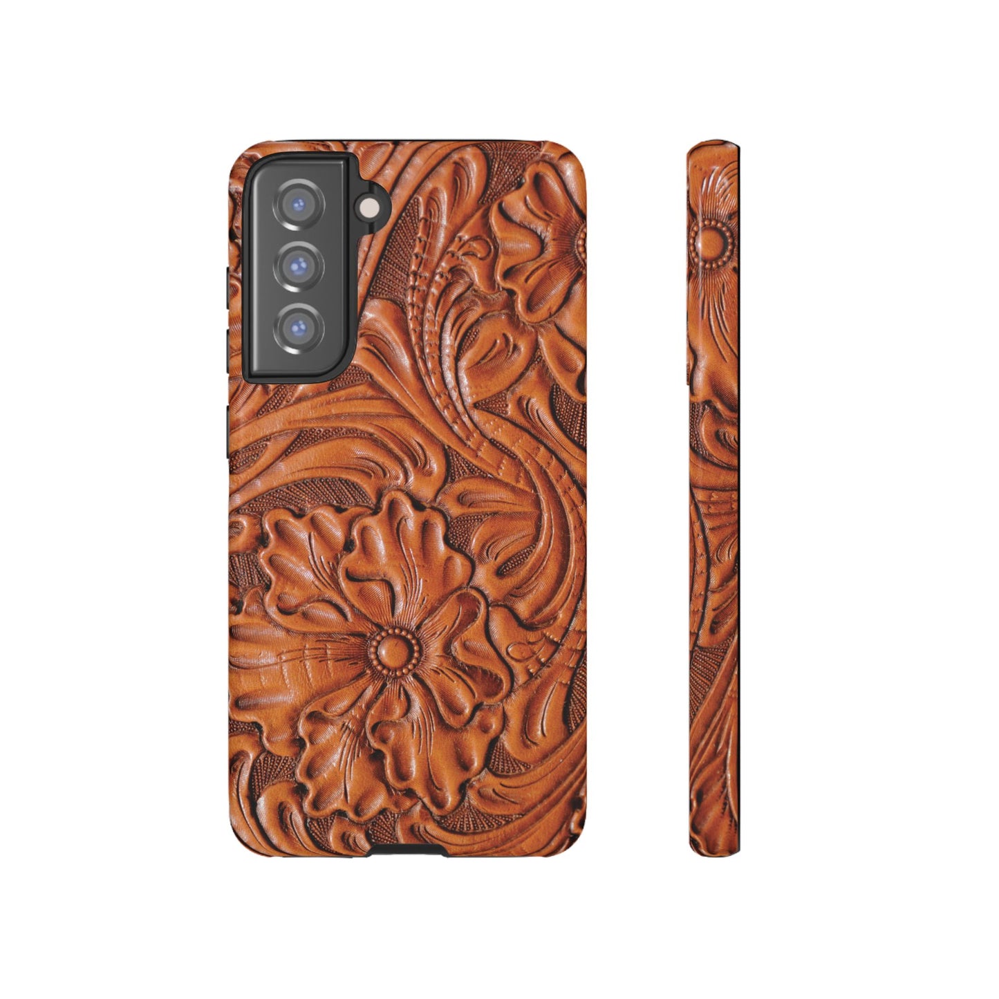 Western Phone Case | Wooden Flower Cover for iPhone, Samsung Galaxy & Google Pixel