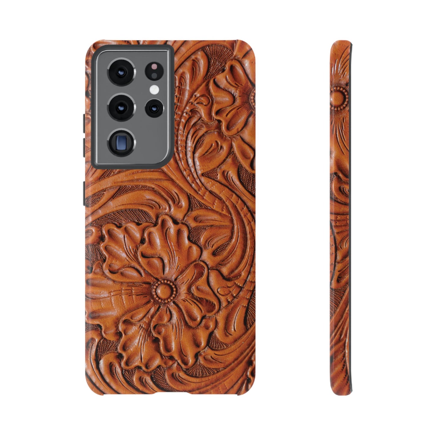 Western Phone Case | Wooden Flower Cover for iPhone, Samsung Galaxy & Google Pixel