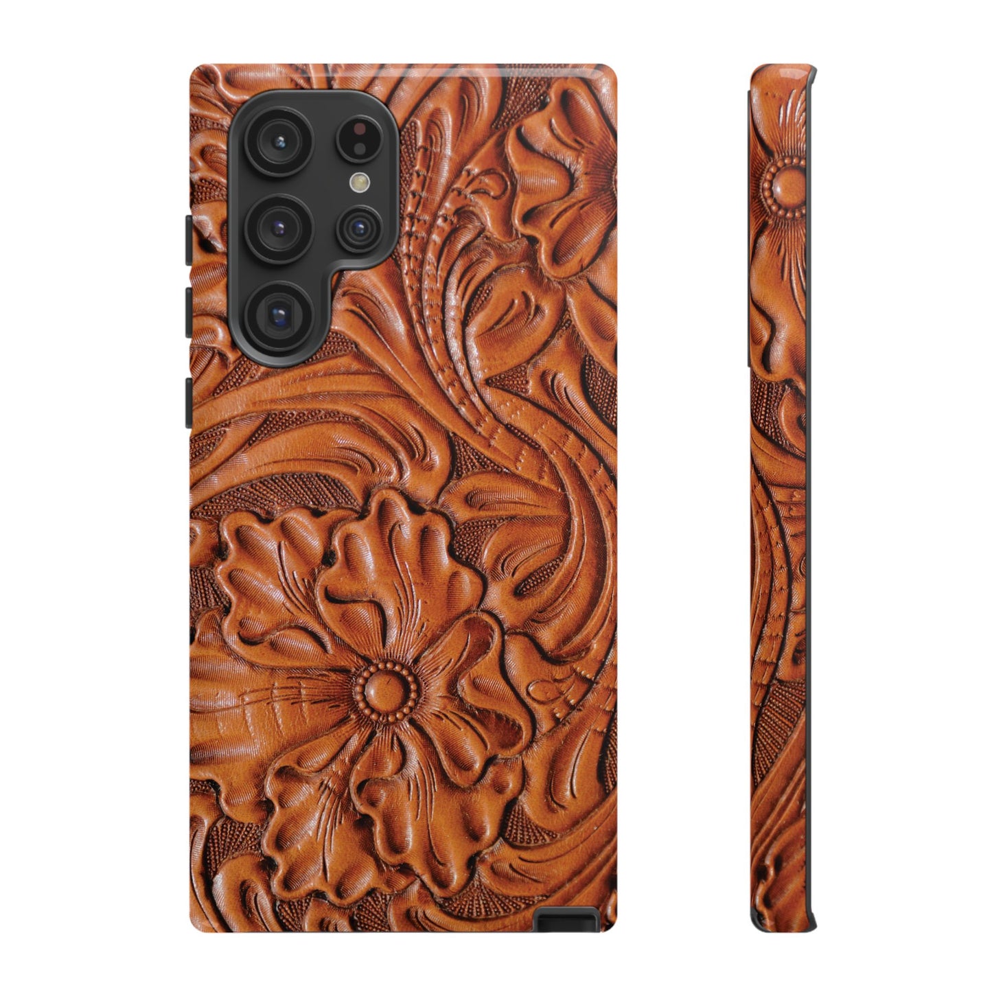 Western Phone Case | Wooden Flower Cover for iPhone, Samsung Galaxy & Google Pixel