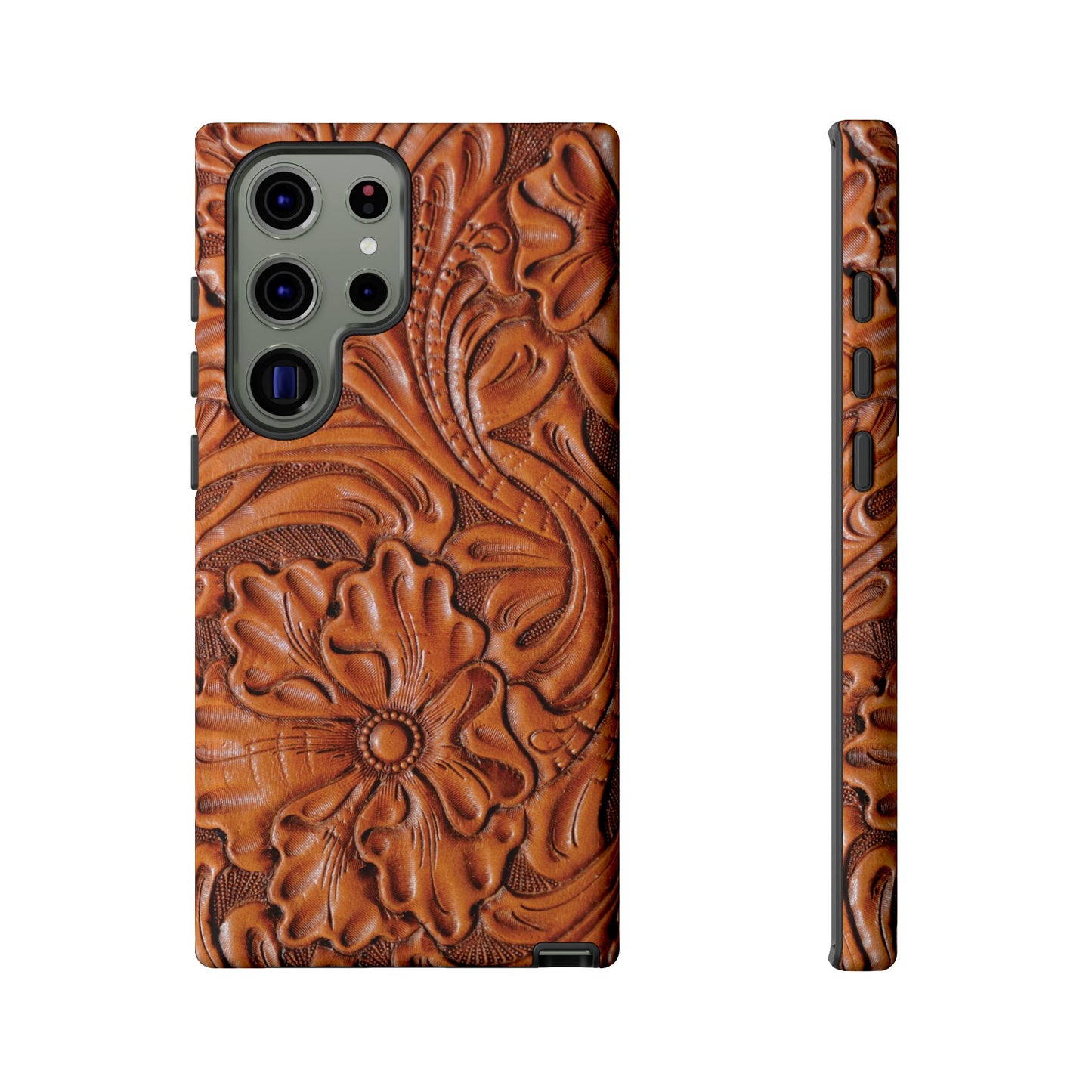 Western Phone Case | Wooden Flower Cover for iPhone, Samsung Galaxy & Google Pixel