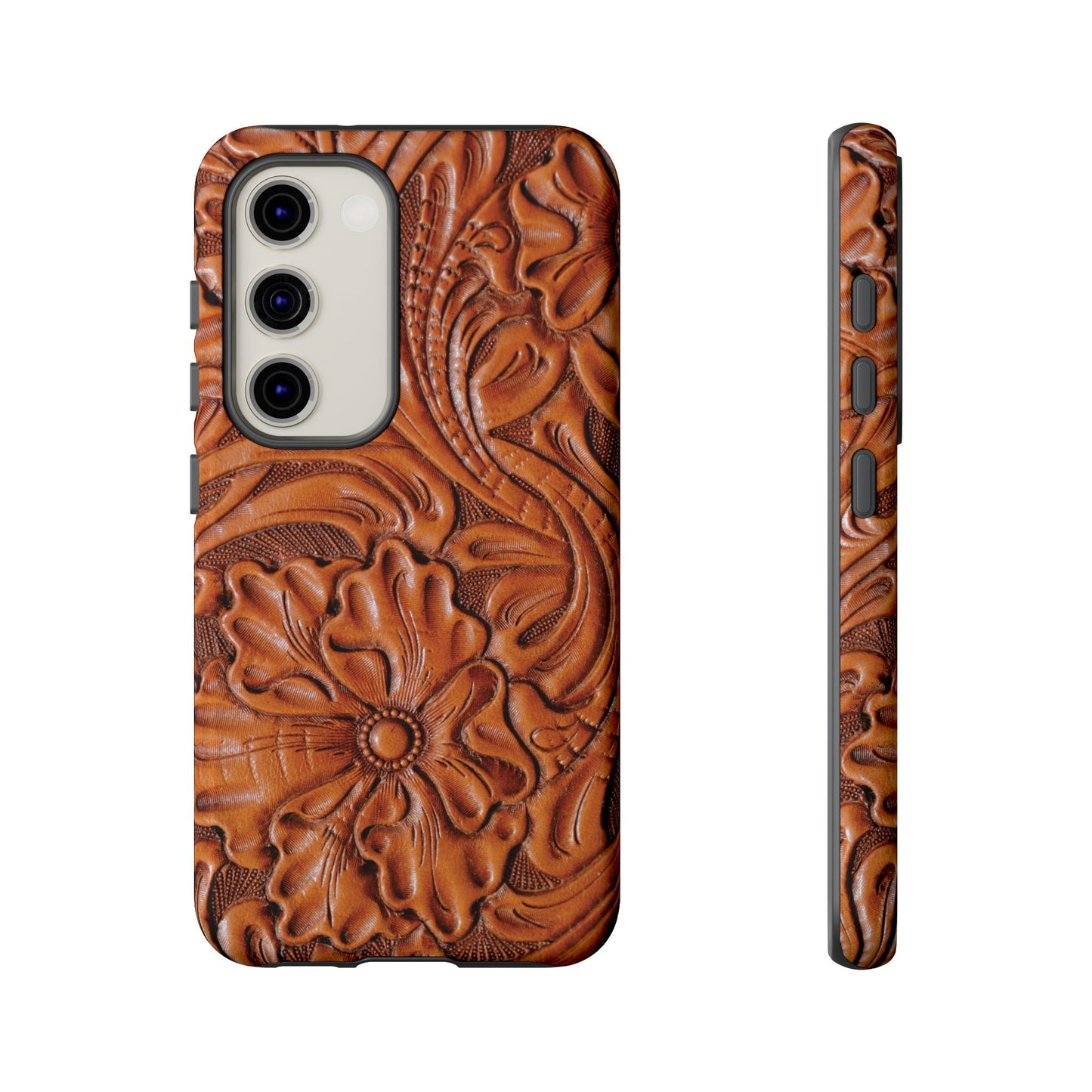 Western Phone Case | Wooden Flower Cover for iPhone, Samsung Galaxy & Google Pixel