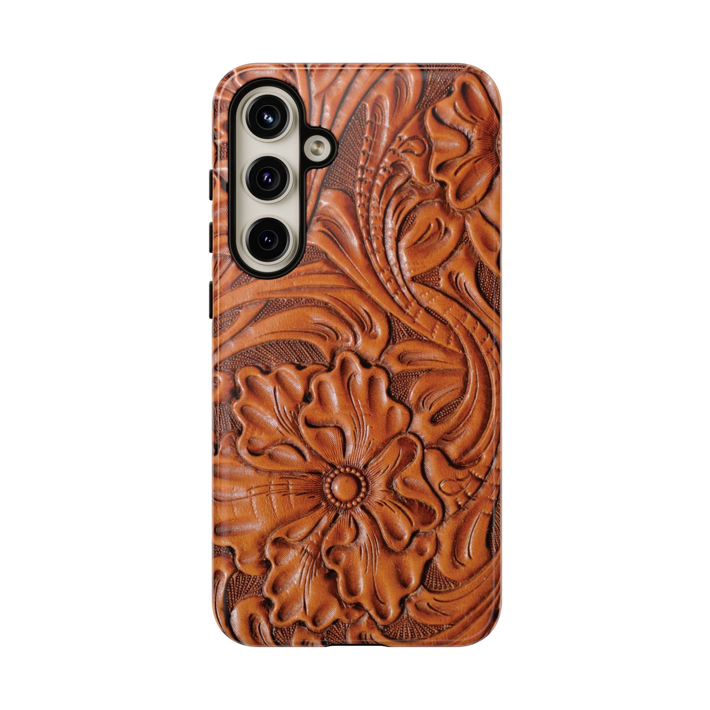 Western Phone Case | Wooden Flower Cover for iPhone, Samsung Galaxy & Google Pixel