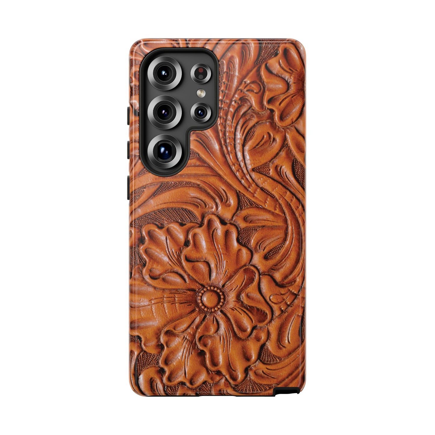 Western Phone Case | Wooden Flower Cover for iPhone, Samsung Galaxy & Google Pixel