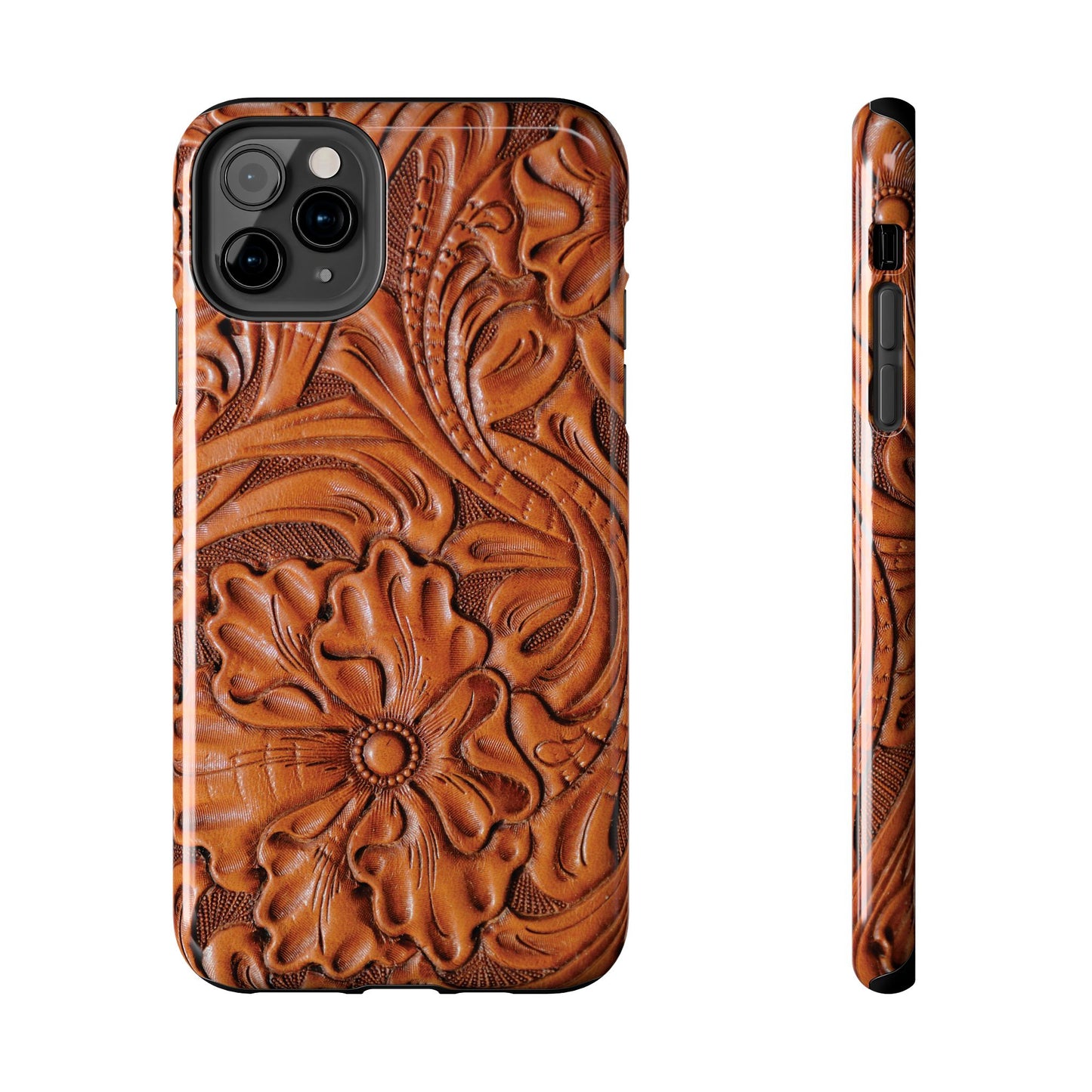 Western Phone Case | Wooden Flower Cover for iPhone, Samsung Galaxy & Google Pixel