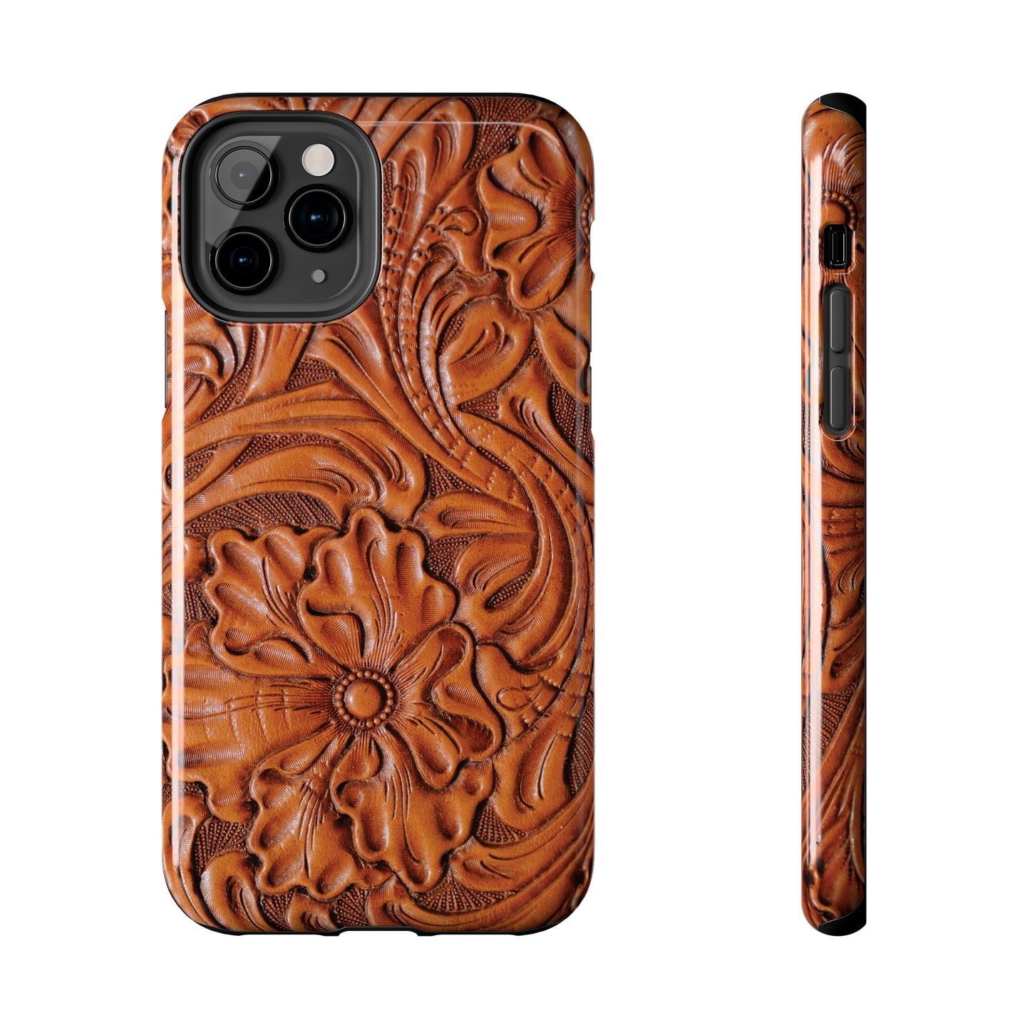 Western Phone Case | Wooden Flower Cover for iPhone, Samsung Galaxy & Google Pixel