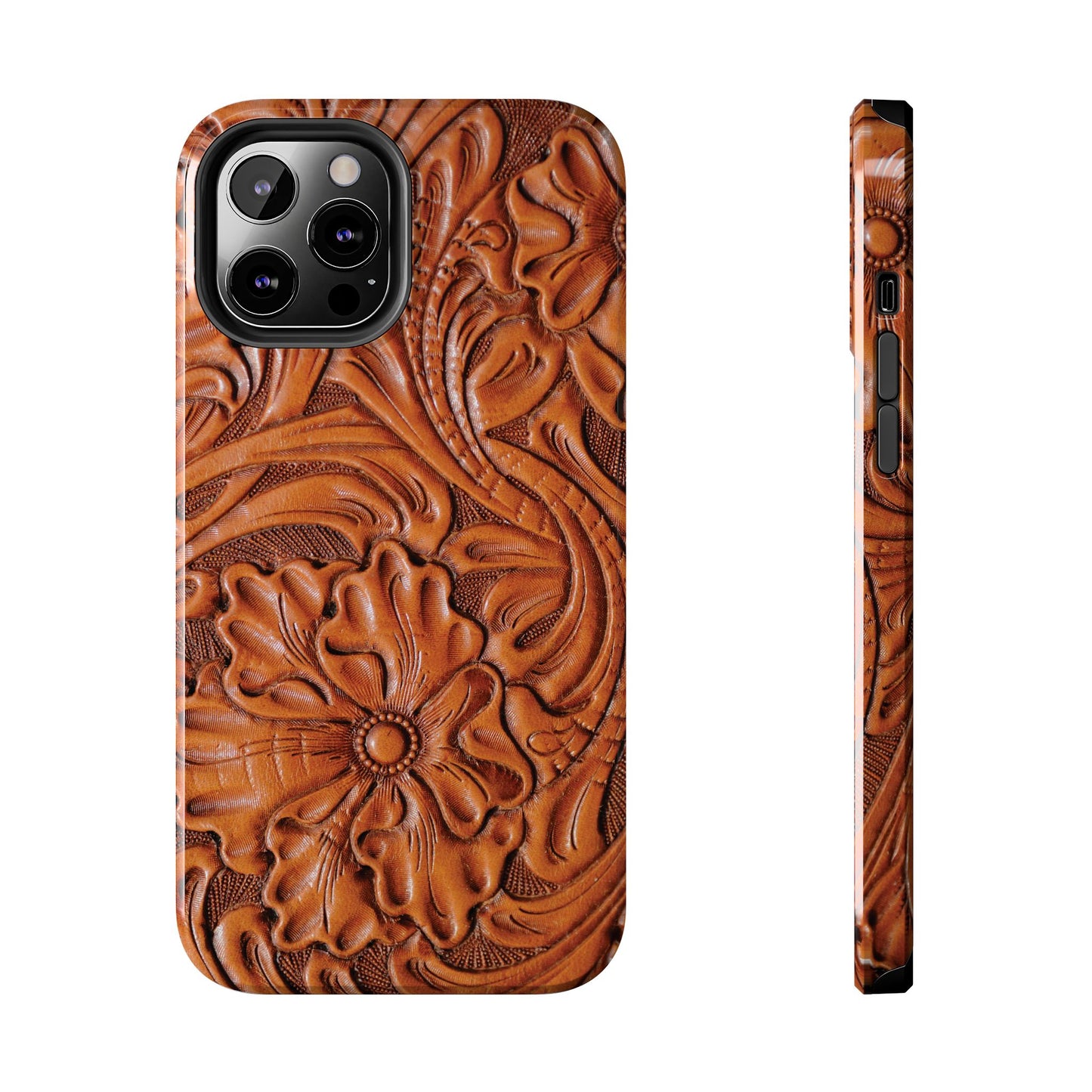 Western Phone Case | Wooden Flower Cover for iPhone, Samsung Galaxy & Google Pixel