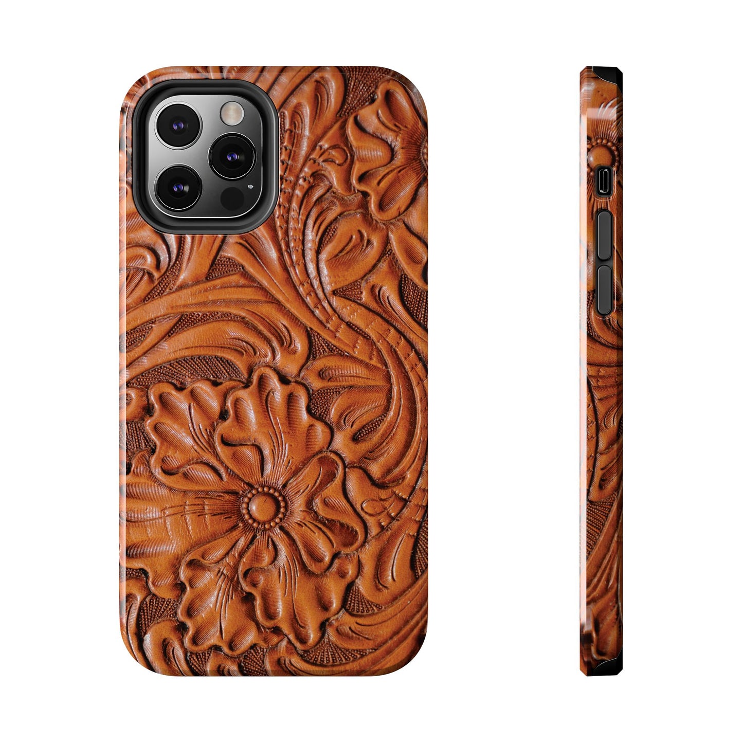 Western Phone Case | Wooden Flower Cover for iPhone, Samsung Galaxy & Google Pixel