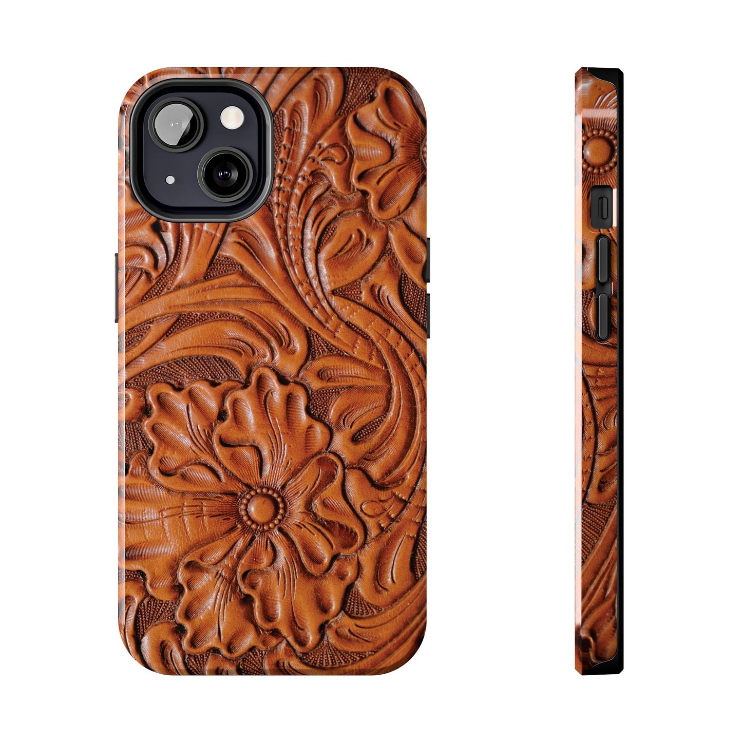 Western Phone Case | Wooden Flower Cover for iPhone, Samsung Galaxy & Google Pixel