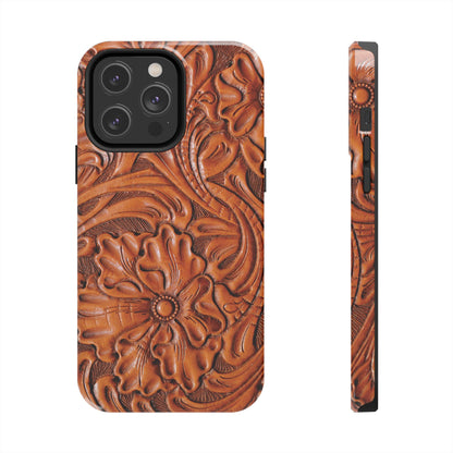 Western Phone Case | Wooden Flower Cover for iPhone, Samsung Galaxy & Google Pixel