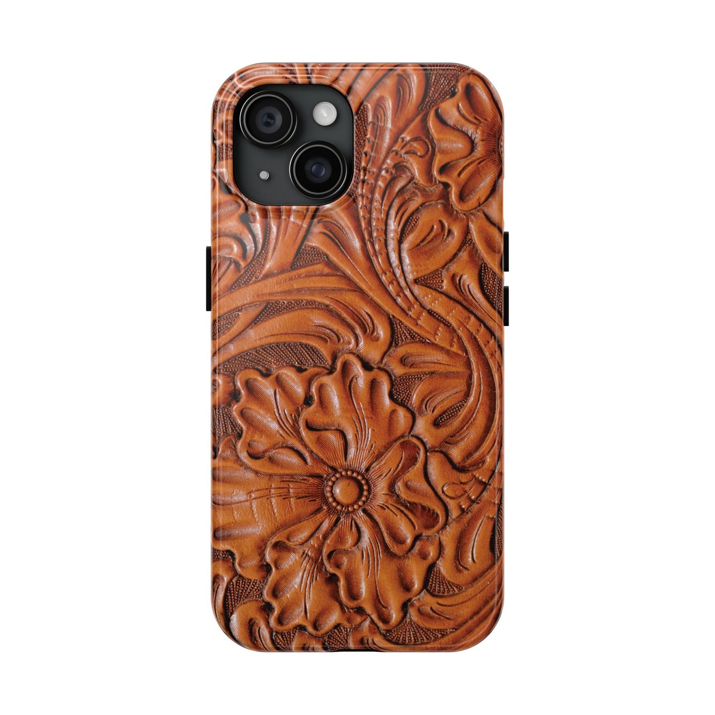 Western Phone Case | Wooden Flower Cover for iPhone, Samsung Galaxy & Google Pixel