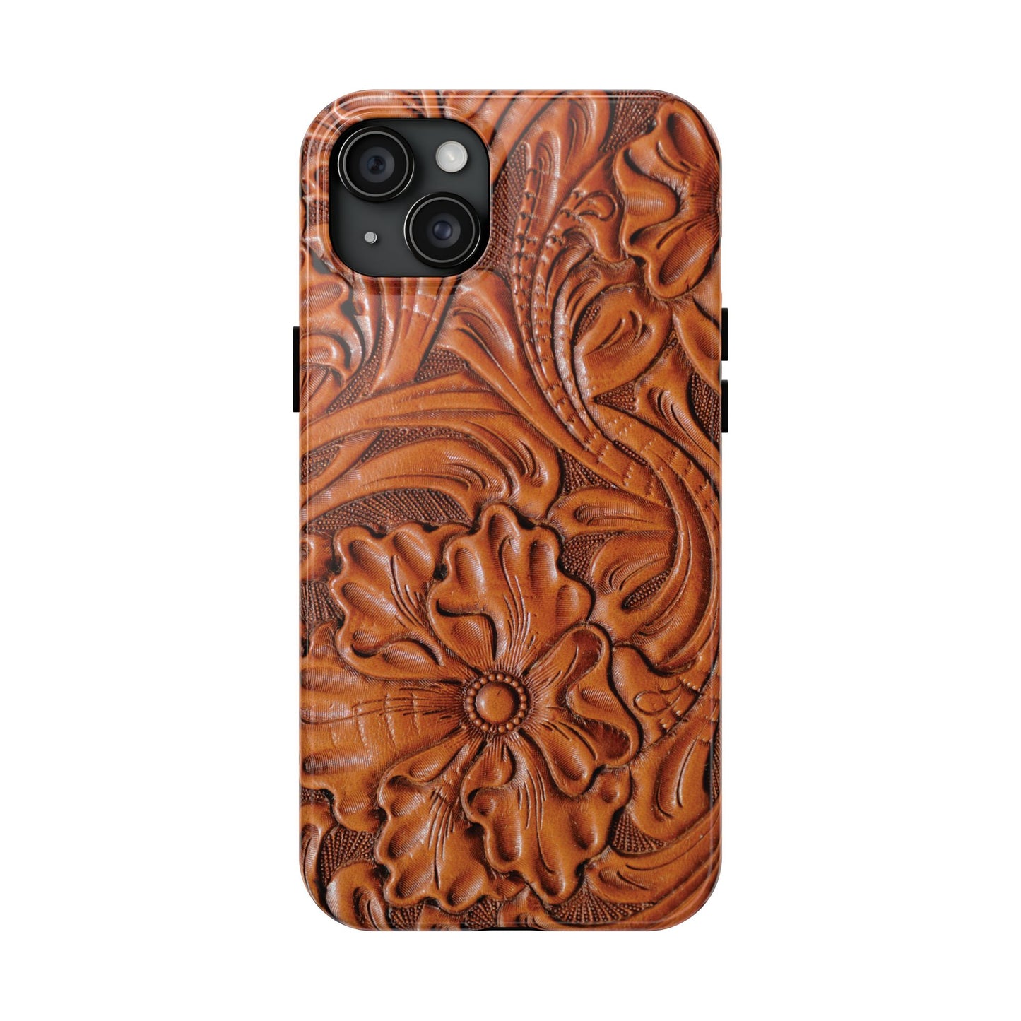 Western Phone Case | Wooden Flower Cover for iPhone, Samsung Galaxy & Google Pixel