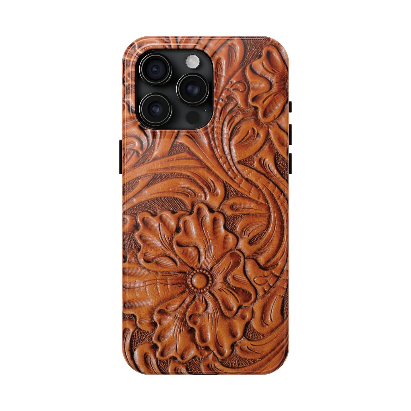 Western Phone Case | Wooden Flower Cover for iPhone, Samsung Galaxy & Google Pixel