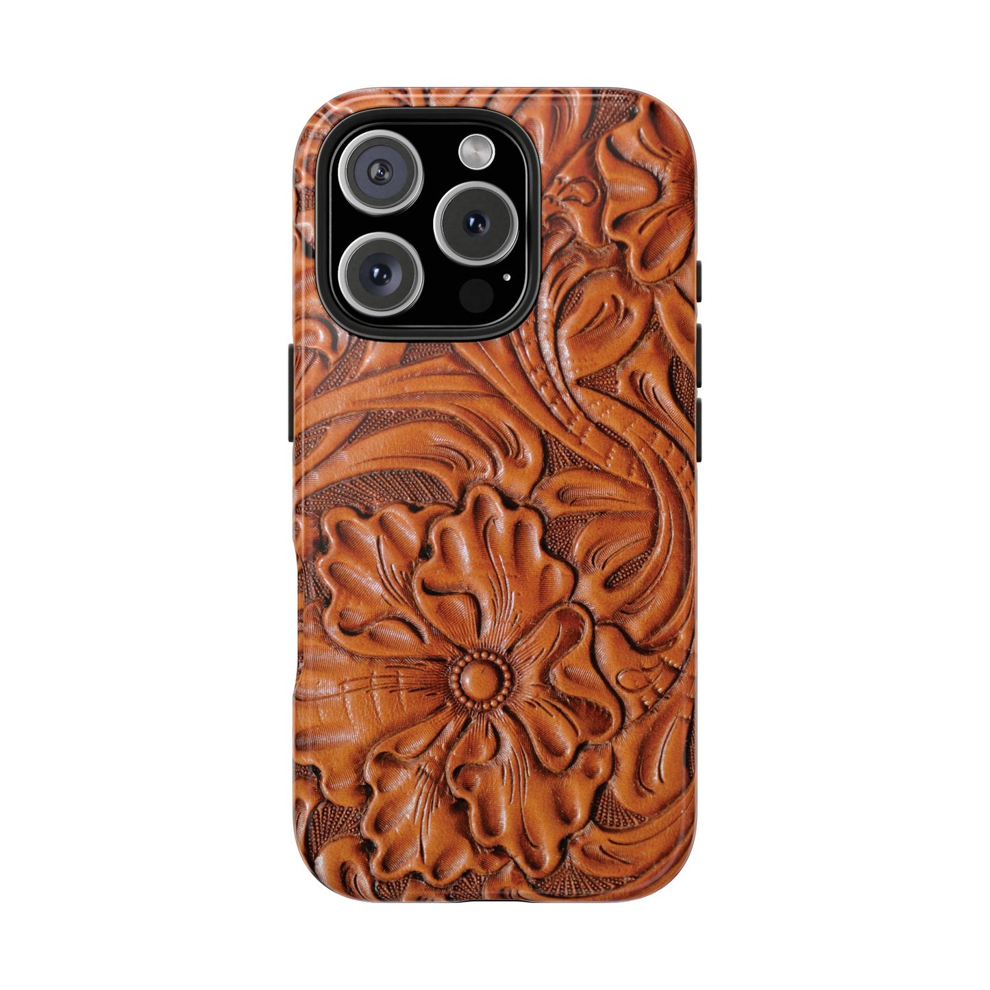 Western Phone Case | Wooden Flower Cover for iPhone, Samsung Galaxy & Google Pixel