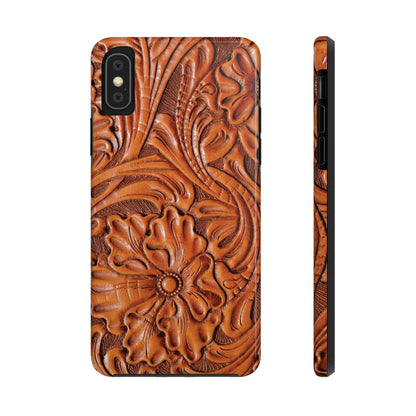 Western Phone Case | Wooden Flower Cover for iPhone, Samsung Galaxy & Google Pixel